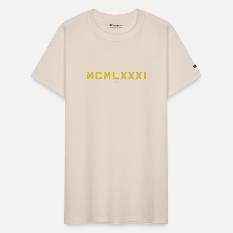 Roman numeral Year of birth Made in 1981