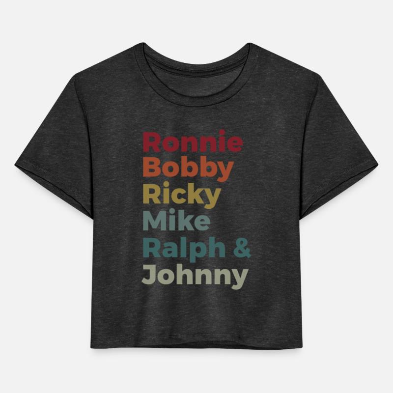 Ronnie Bobby Ricky Mike Ralph and Johnny Retro