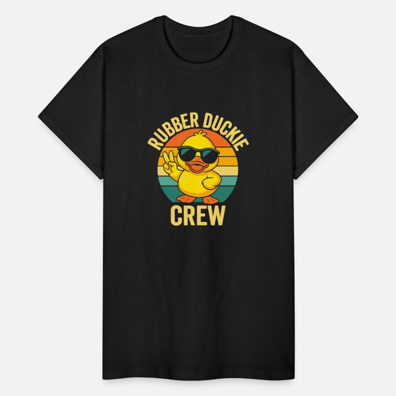 Rubber Duckie Crew Retro Peace Sign