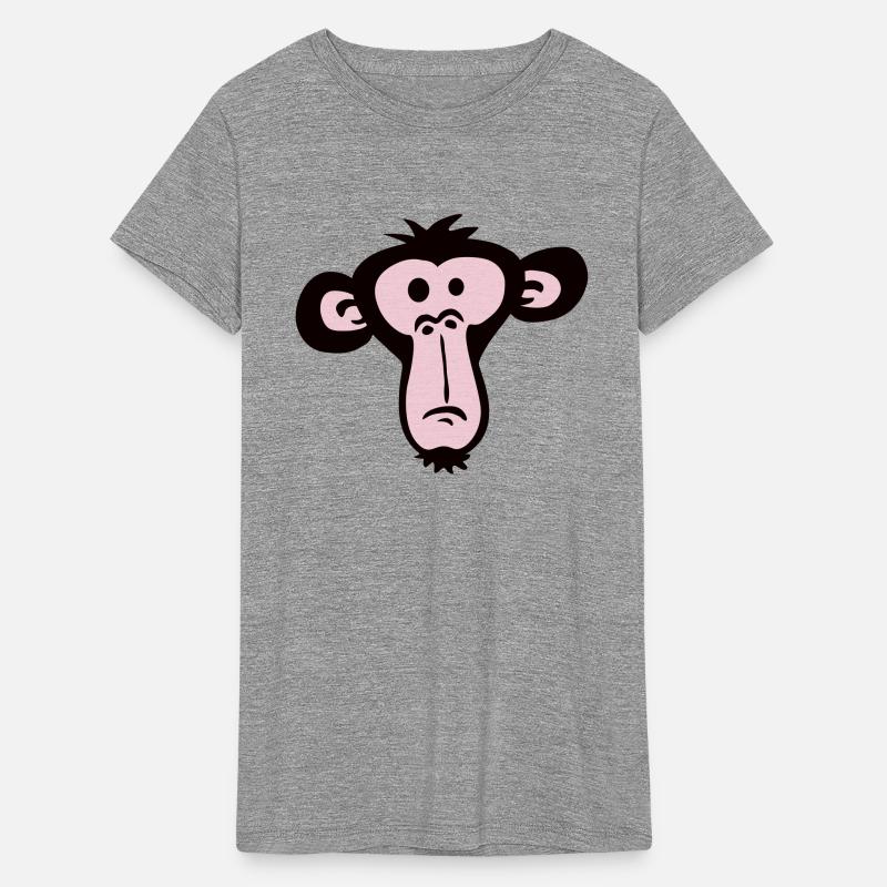 Sad Confused Monkey Head Funny Bored Primate Face