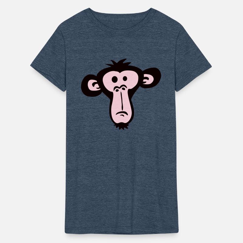 Sad Confused Monkey Head Funny Bored Primate Face