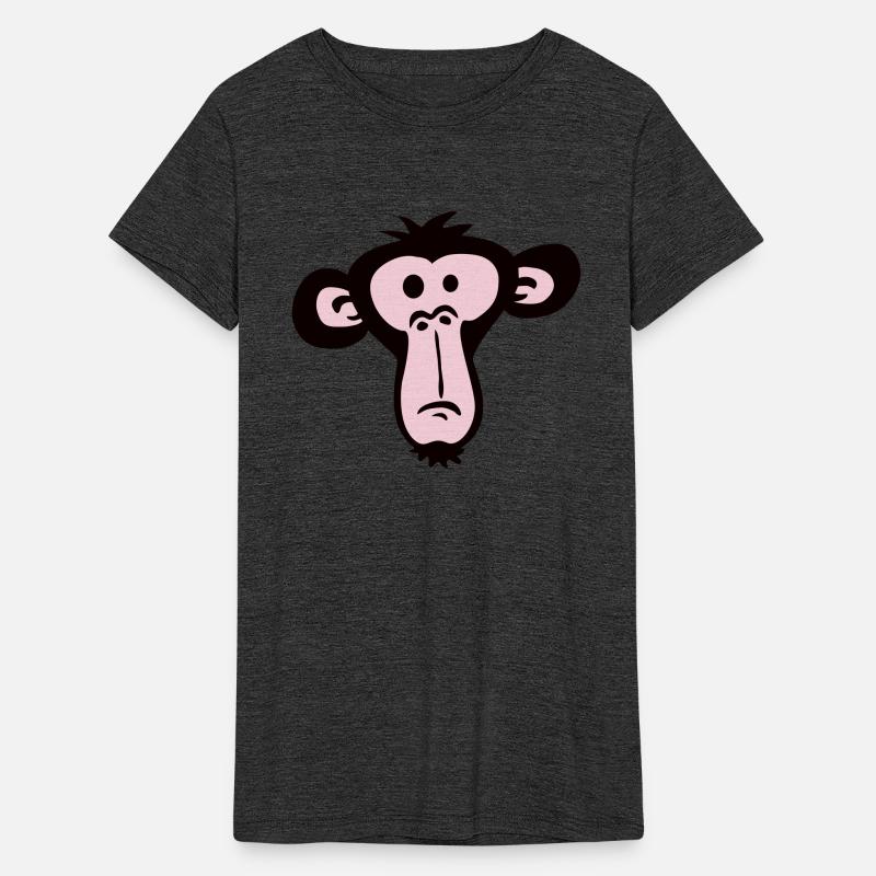 Sad Confused Monkey Head Funny Bored Primate Face