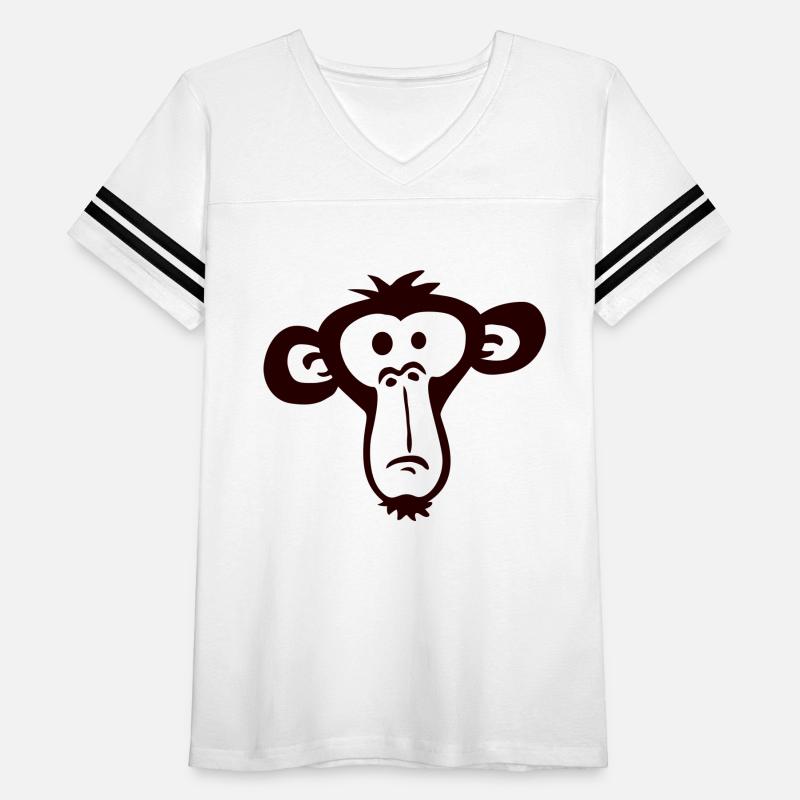Sad Confused Monkey Head Funny Bored Primate Face
