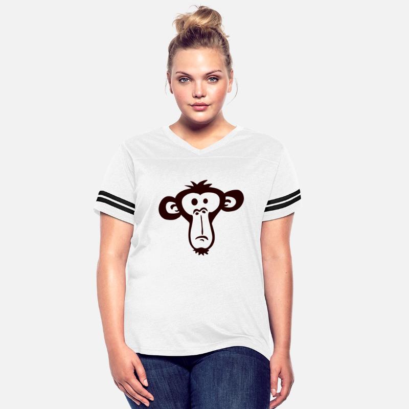 Sad Confused Monkey Head Funny Bored Primate Face