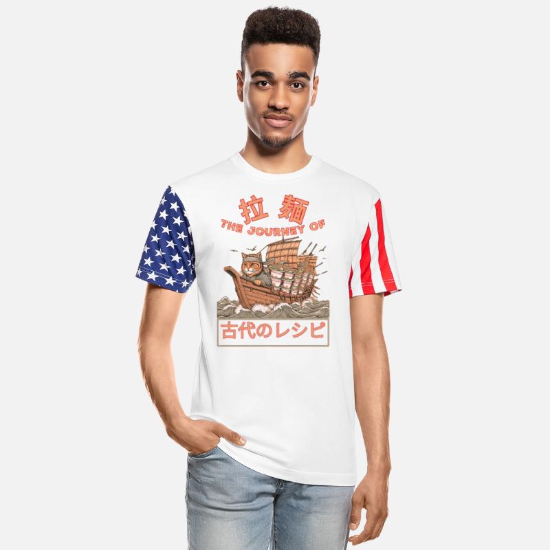 Samurai Cat with ramen