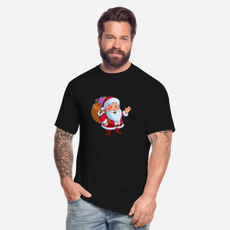 Santa Claus Carrying Presents Design!