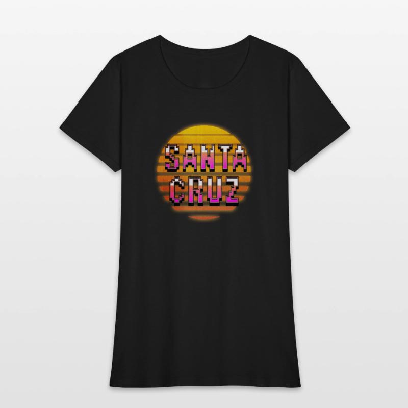 Santa Cruz Retro Pixel Design