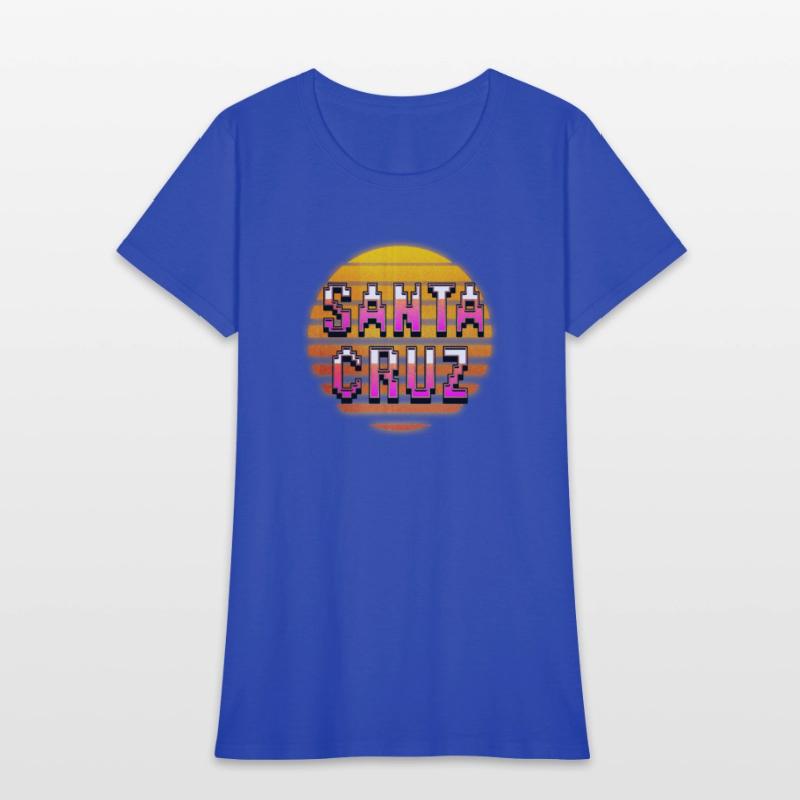 Santa Cruz Retro Pixel Design