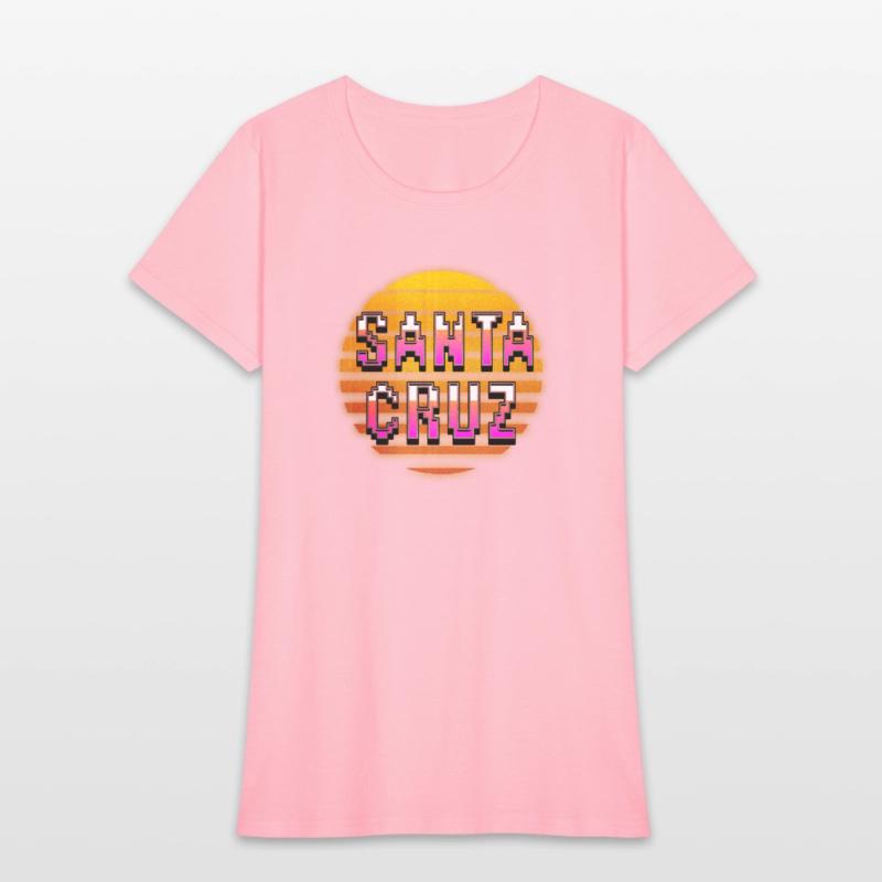 Santa Cruz Retro Pixel Design