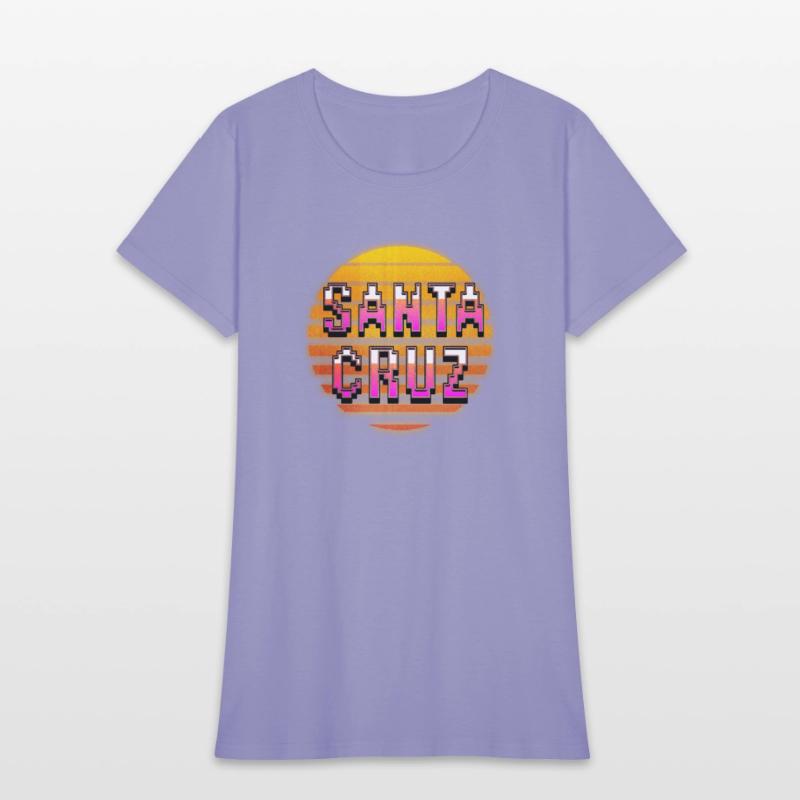 Santa Cruz Retro Pixel Design