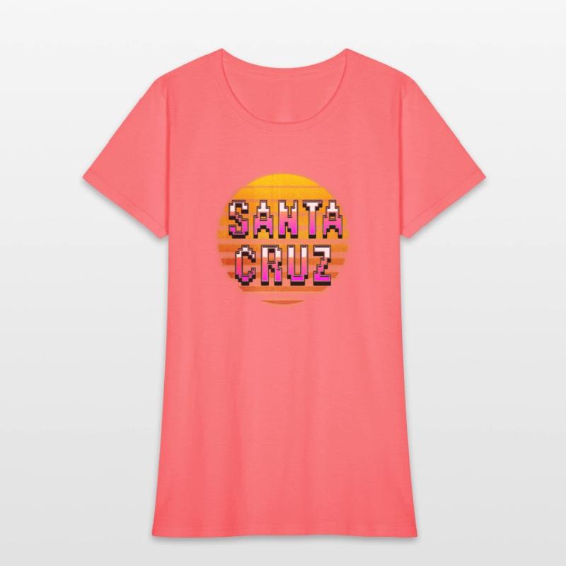 Santa Cruz Retro Pixel Design