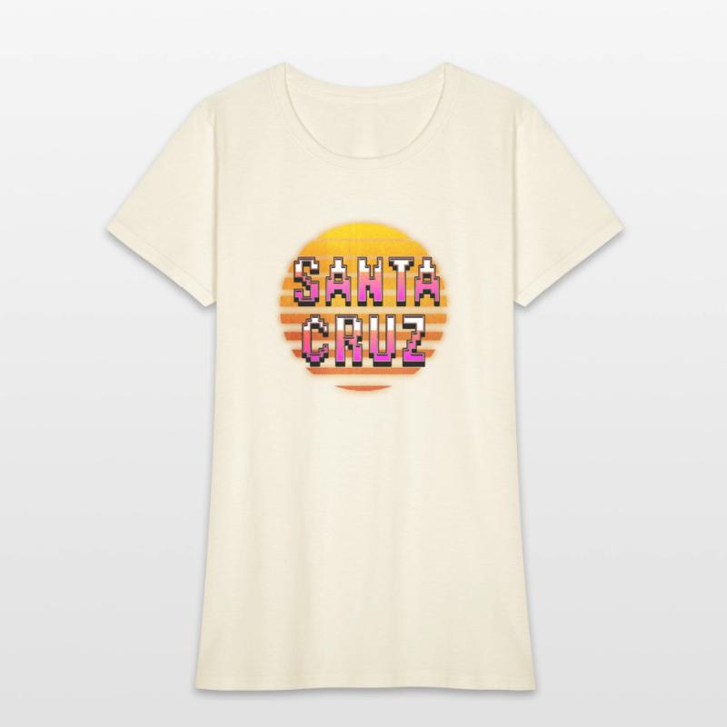 Santa Cruz Retro Pixel Design