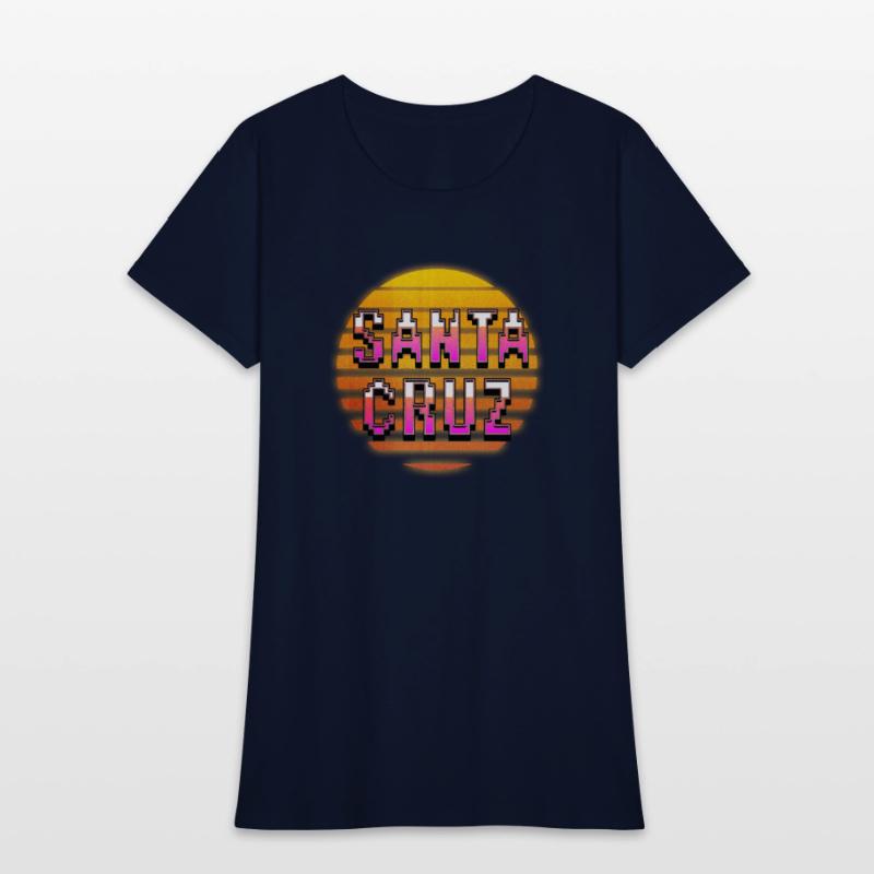 Santa Cruz Retro Pixel Design