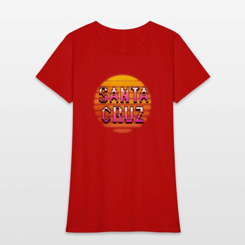 Santa Cruz Retro Pixel Design
