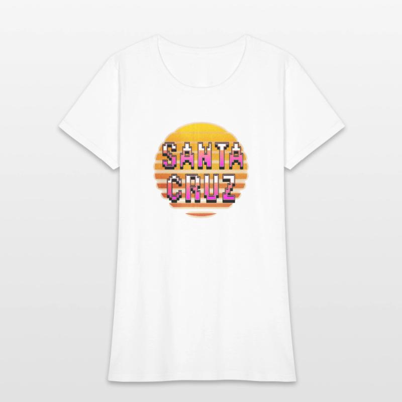 Santa Cruz Retro Pixel Design