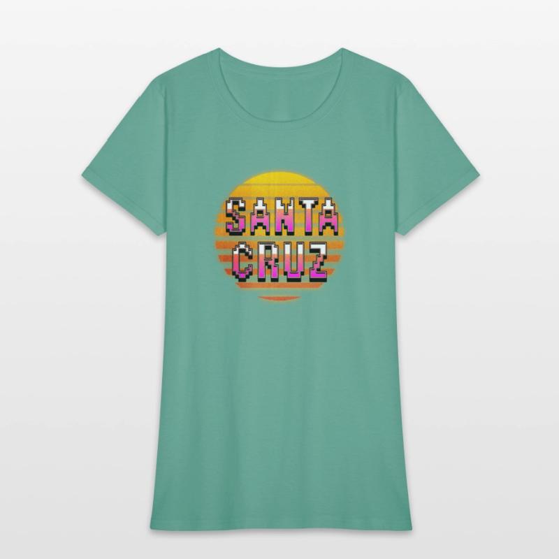 Santa Cruz Retro Pixel Design