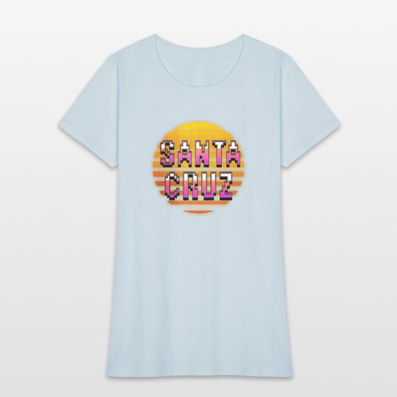 Santa Cruz Retro Pixel Design