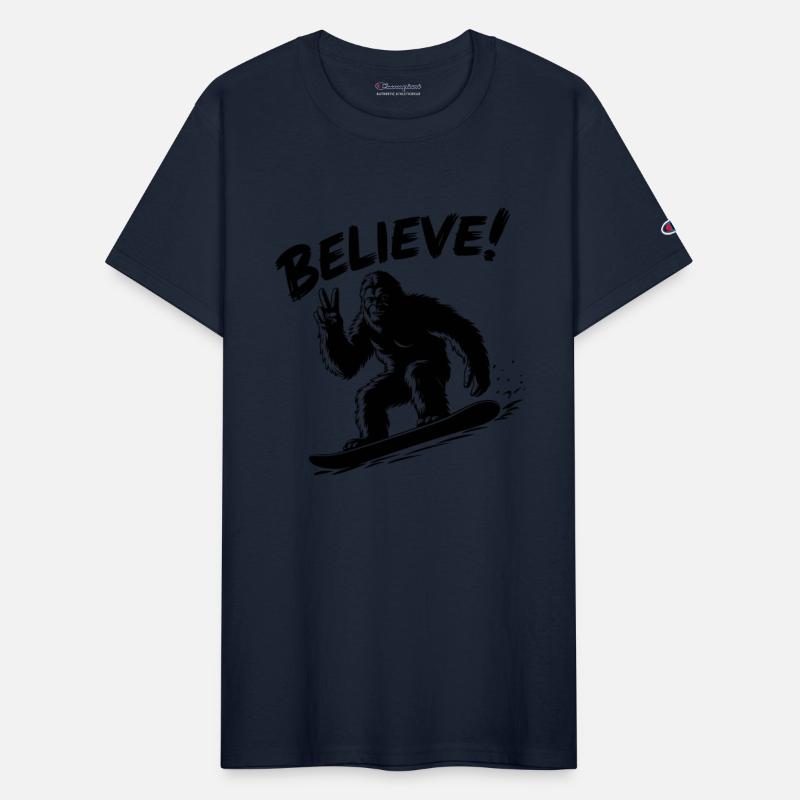 Sasquatch Bigfoot Snowboard Snowboarder