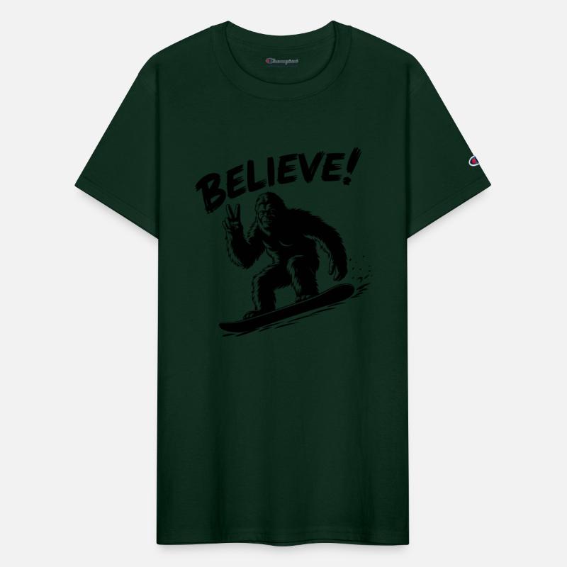 Sasquatch Bigfoot Snowboard Snowboarder