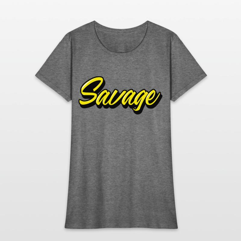 savage yellow script