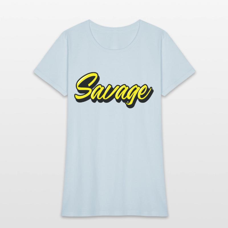 savage yellow script