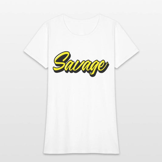 savage yellow script