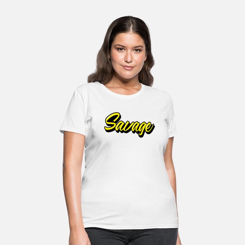 savage yellow script