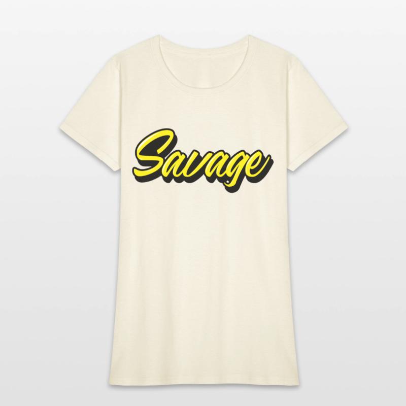 savage yellow script