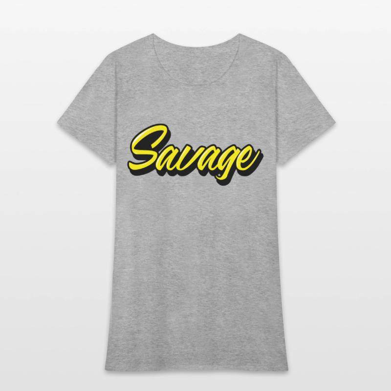 savage yellow script
