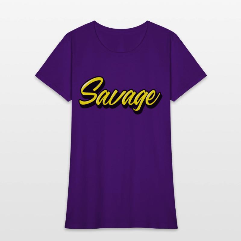 savage yellow script