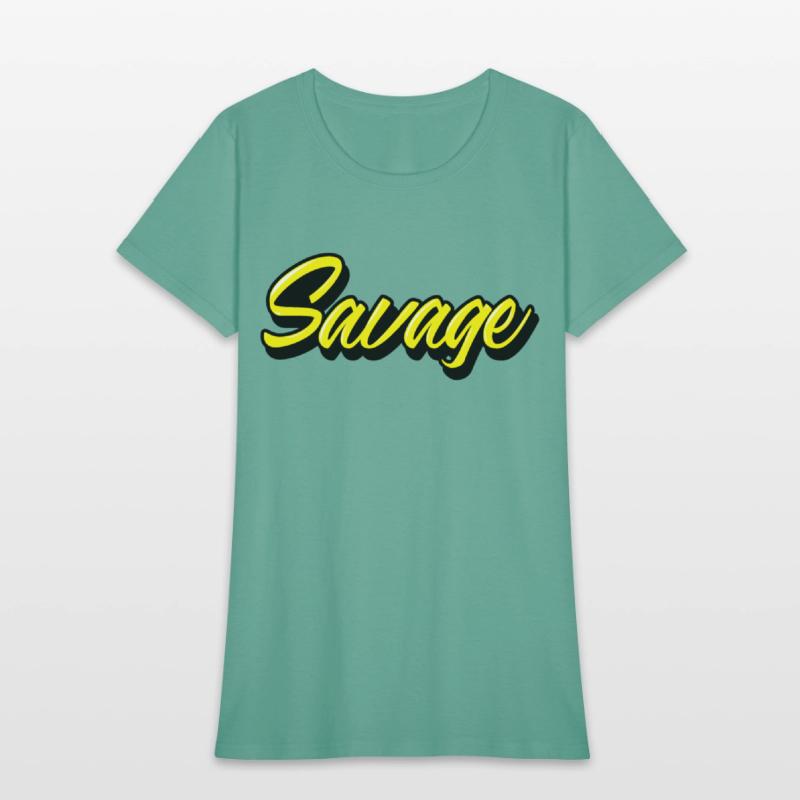 savage yellow script