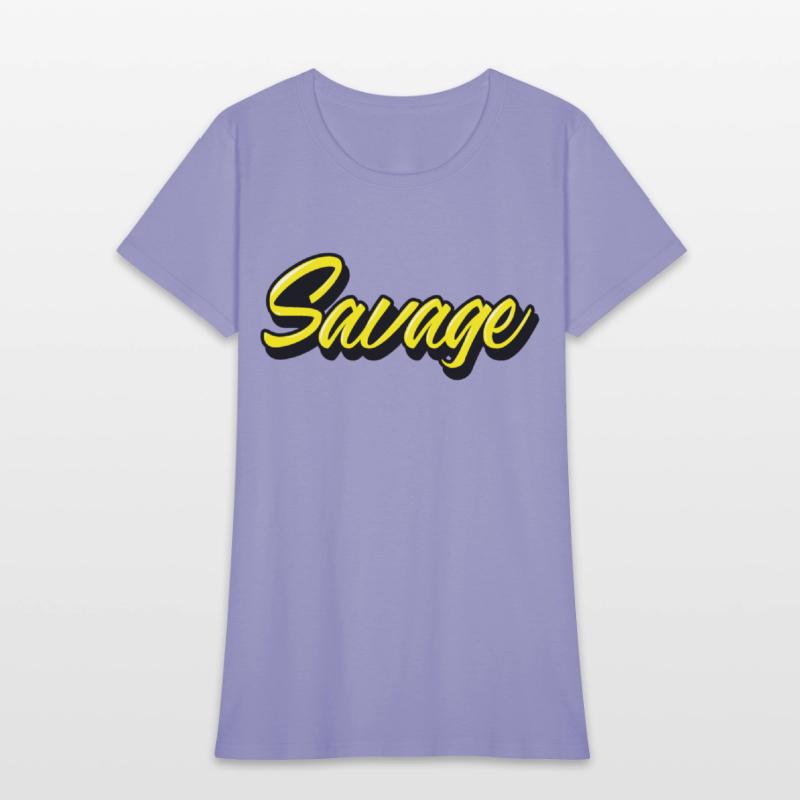 savage yellow script