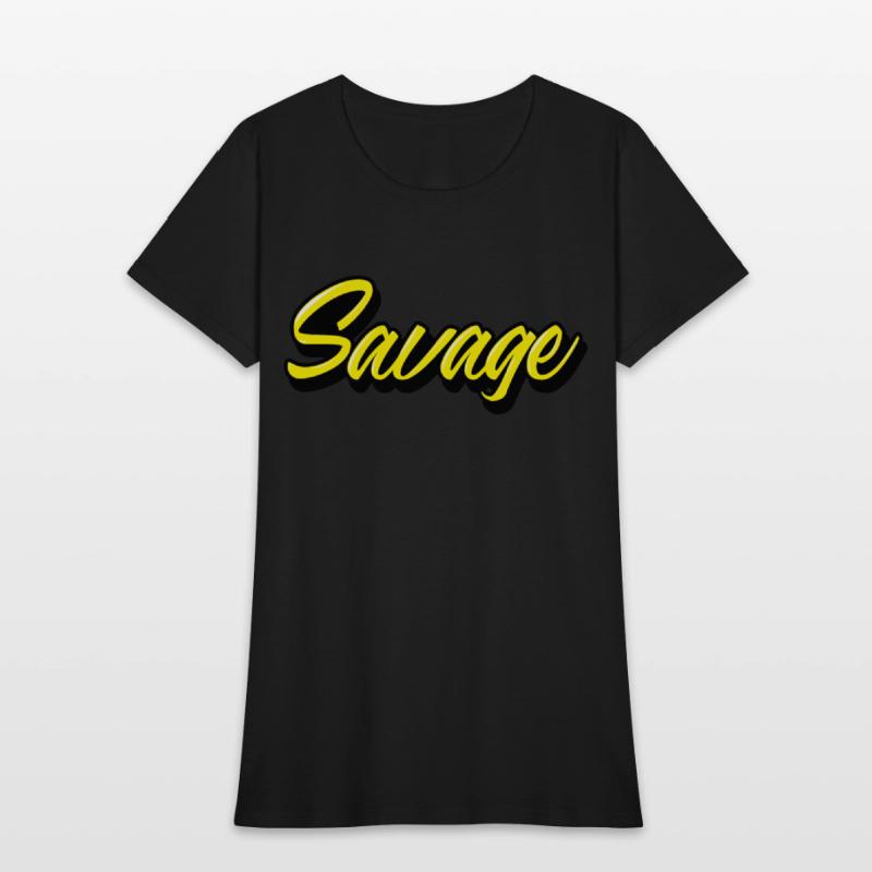 savage yellow script