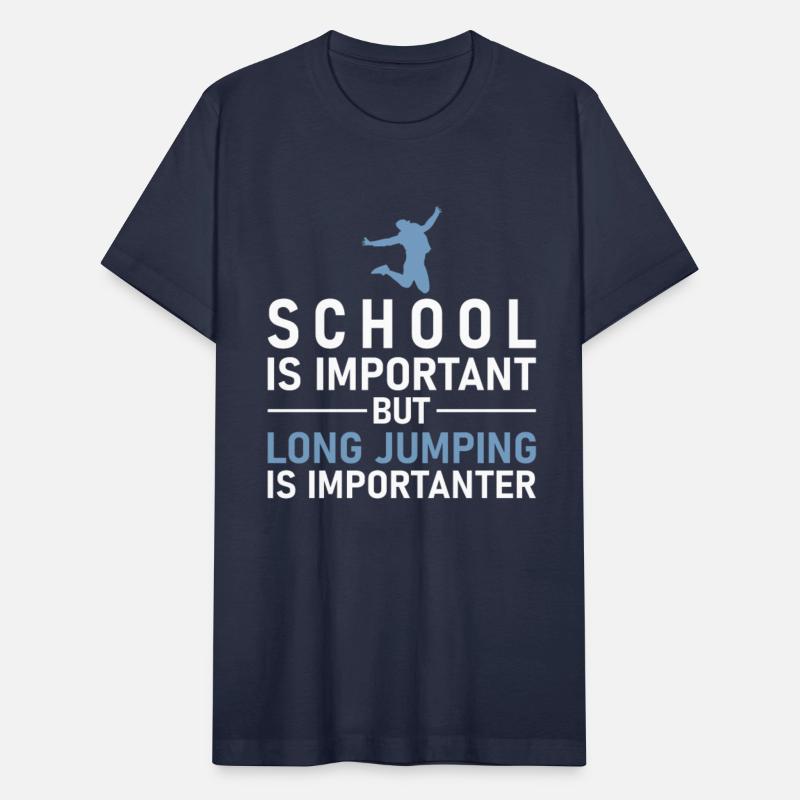 school is important but long jumping is