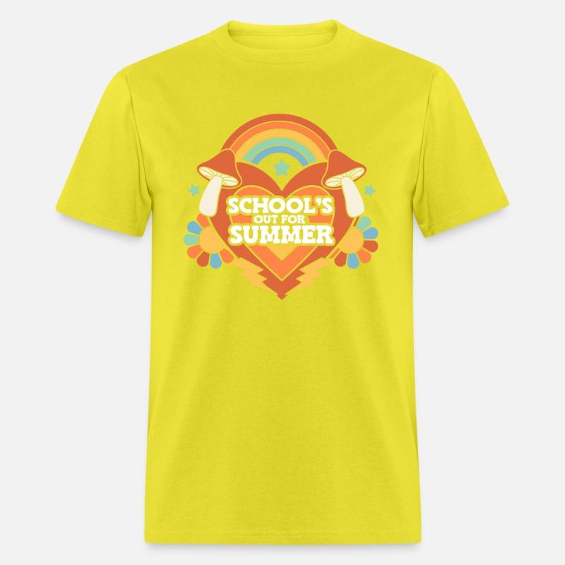 School's Out for Summer Flower Mushroom School