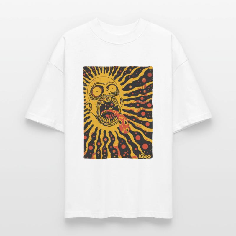 Screaming Sun Face with Trippy Tongue