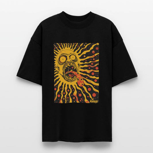 Screaming Sun Face with Trippy Tongue