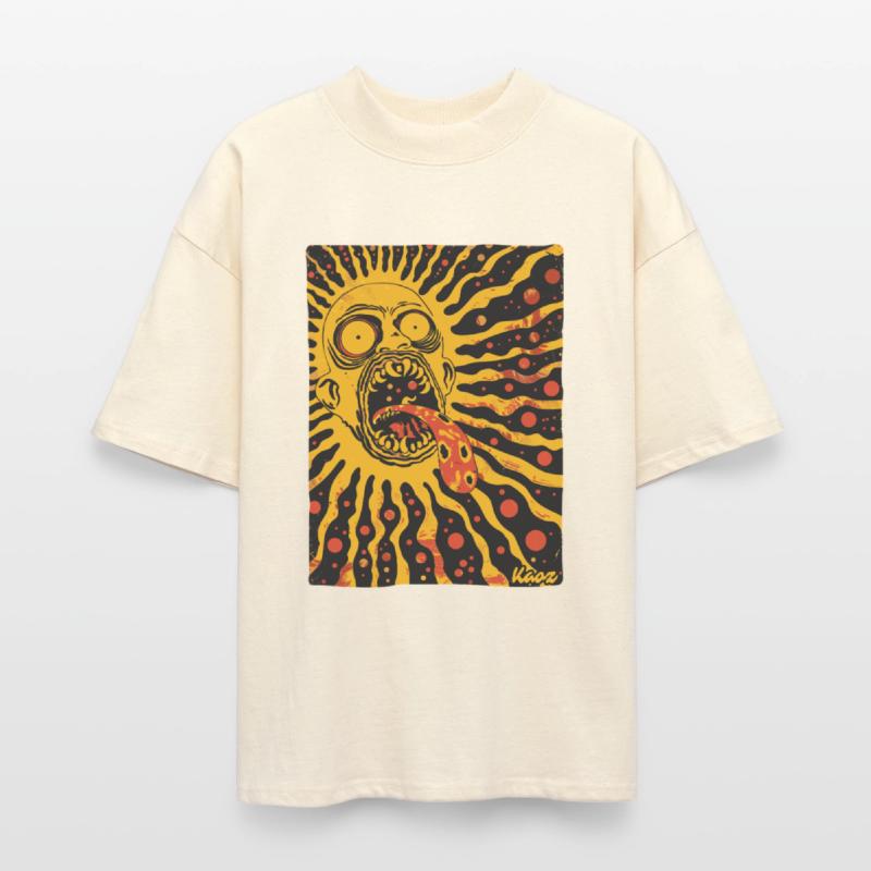 Screaming Sun Face with Trippy Tongue