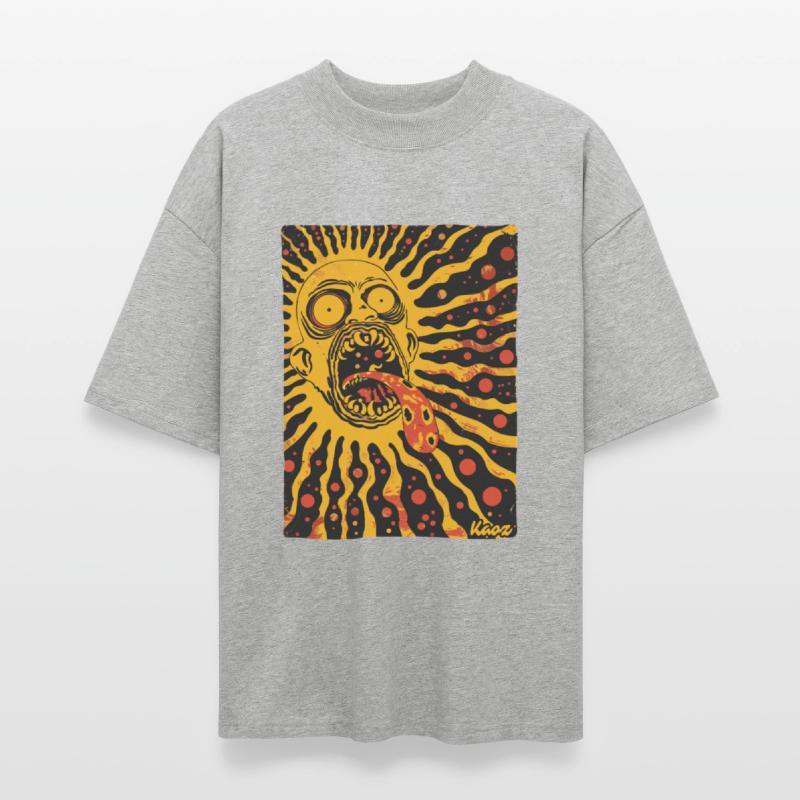 Screaming Sun Face with Trippy Tongue