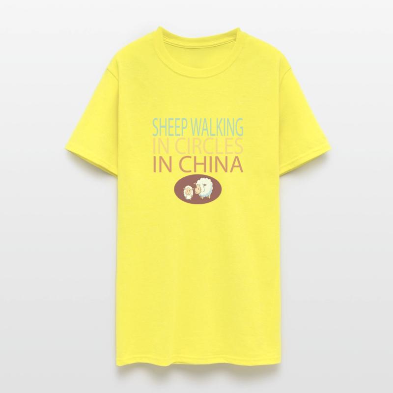 SHEEP WALKING IN CIRCLES IN CHINA