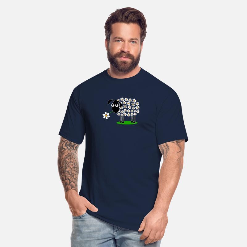 Sheep With Flower Wool For