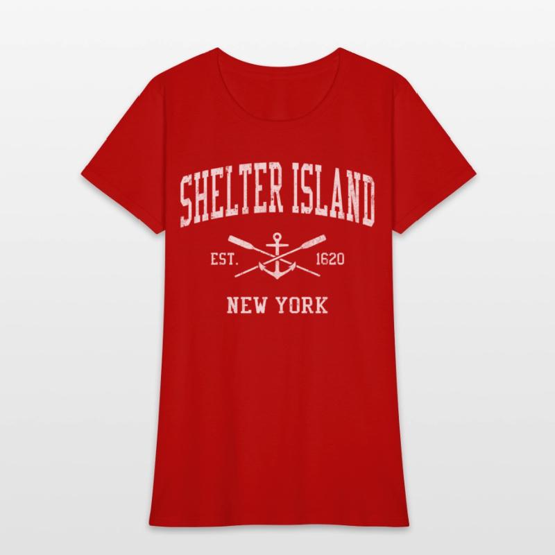 Shelter Island Ny Crossed Oars Boat Anchor Sports