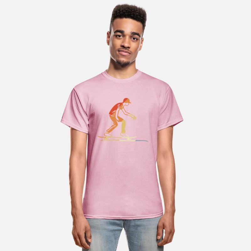 Skateboarder Graphic Retro Style