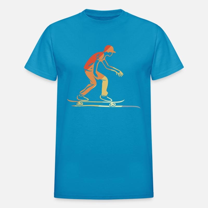 Skateboarder Graphic Retro Style