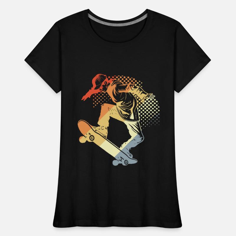 Skateboarding Guy Retro Look