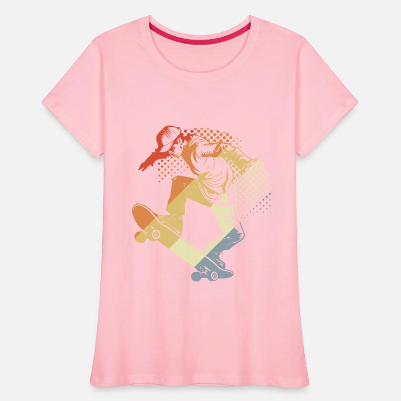 Skateboarding Guy Retro Look