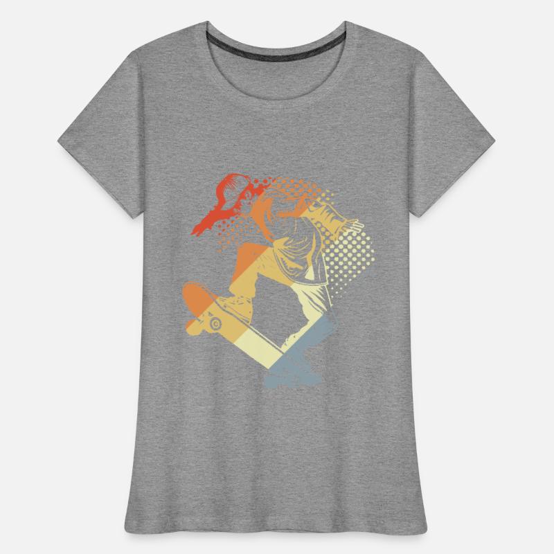 Skateboarding Guy Retro Look