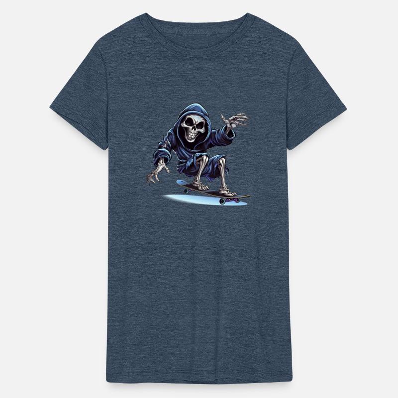 Skateboarding Reaper: Edgy and Unique for Skaters
