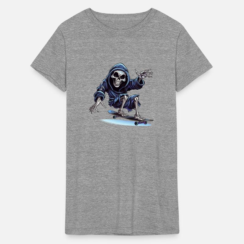 Skateboarding Reaper: Edgy and Unique for Skaters