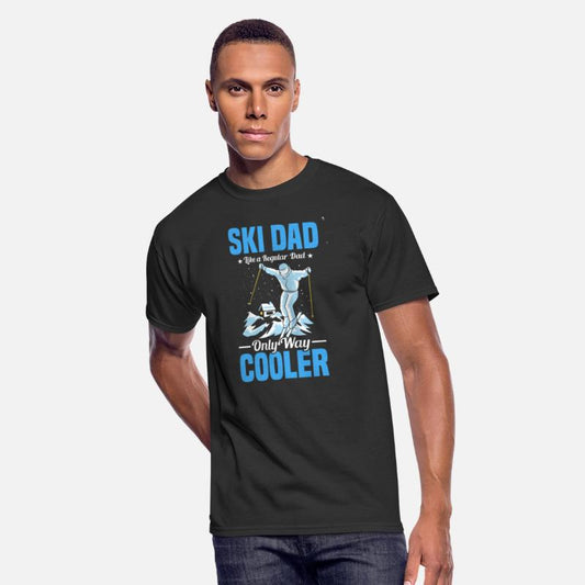 Ski dad like a regular dad only way cooler